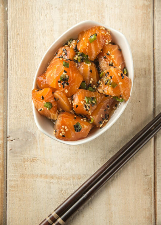 salmon poke