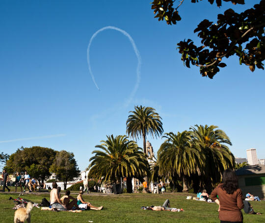 Blue Angel loop-de-loop