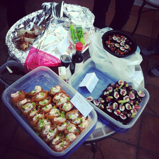 Sushi for the potluck