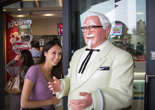 Allison with the Colonel