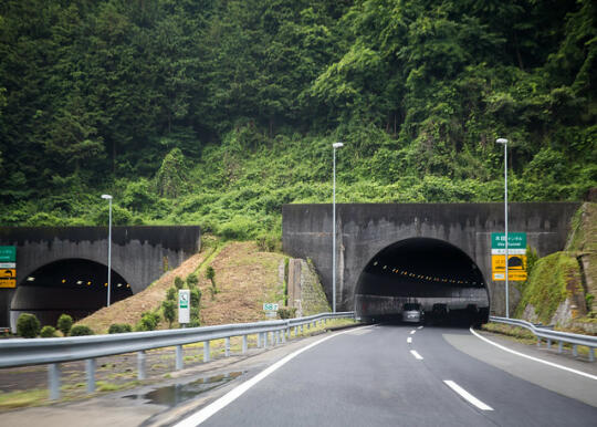 Approaching a tunnel