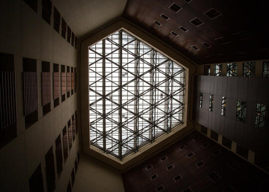 Skylight in our hotel