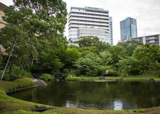 A small park in Roppongi Hills