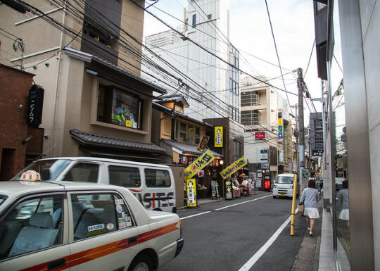 Street in the Gion area