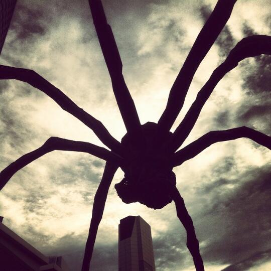 Spider statue