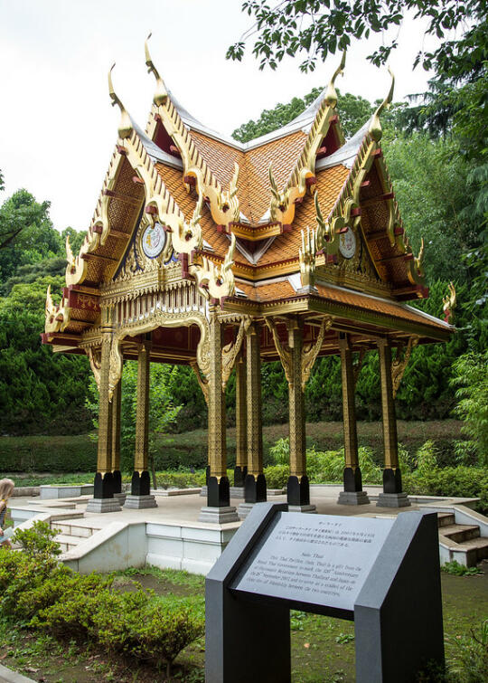 Thai Pavillion inside Ueno Zoo