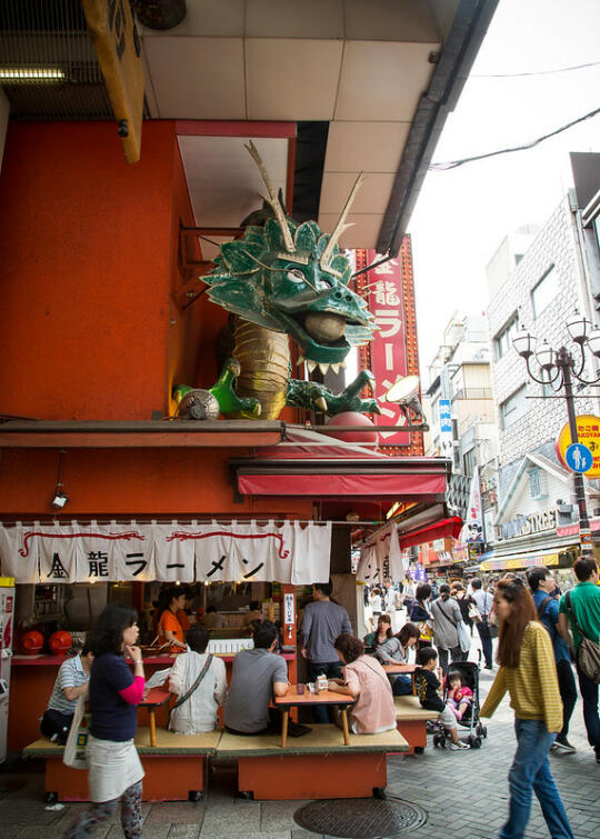 Ramen shop at Dotonbori