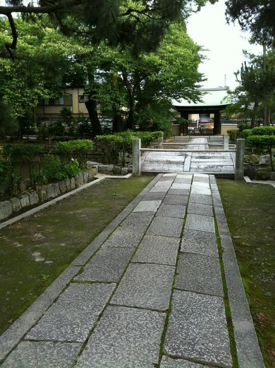 A pathway in the park