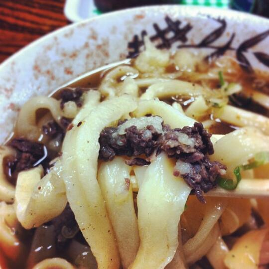 Horsemeat udon