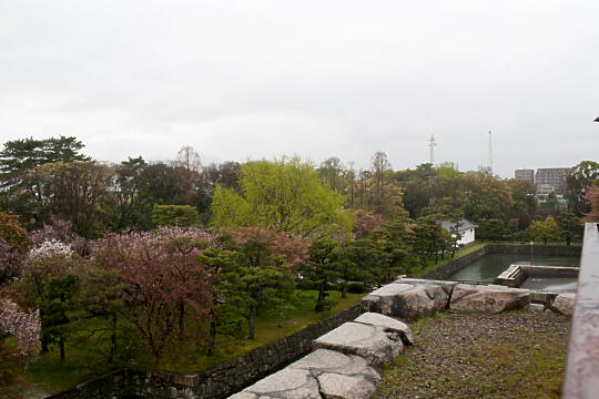 View from top of inner castle