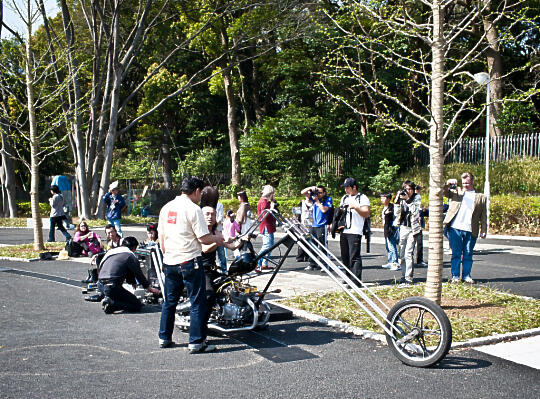 Same motorcycle in Yoyogi park!