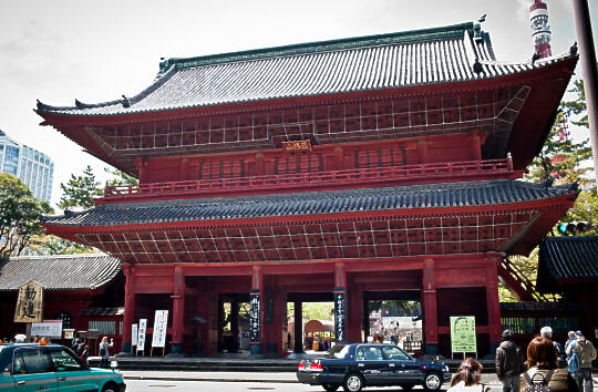 Front of the temple