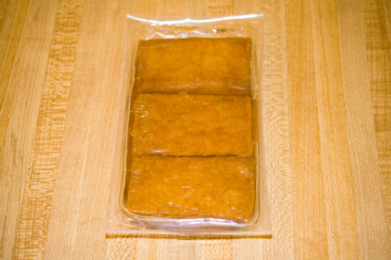 Aburaáge in a clear plastic package
