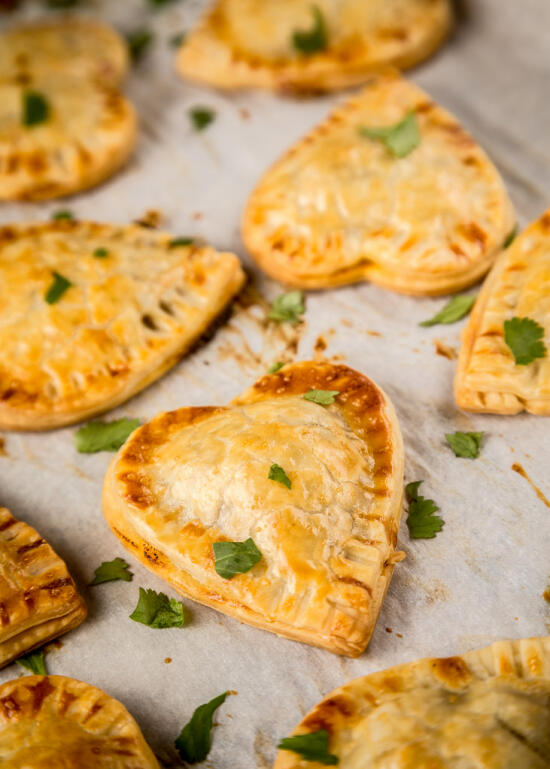 Butter chicken hand pies