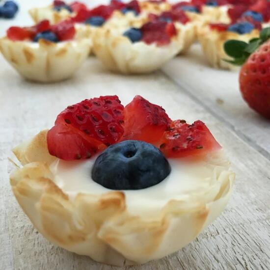 Berry tartlets