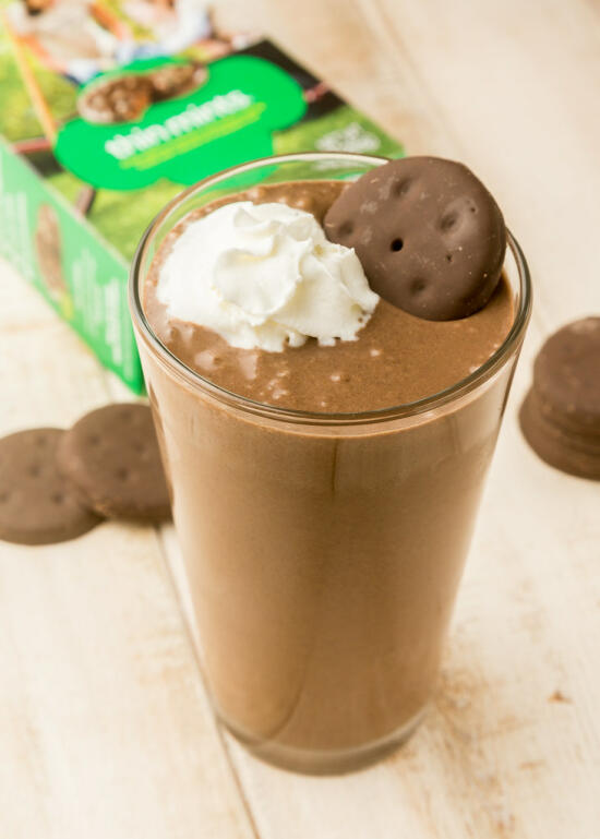 Thin Mint Oreo Bailey's Irish Cream Milkshake