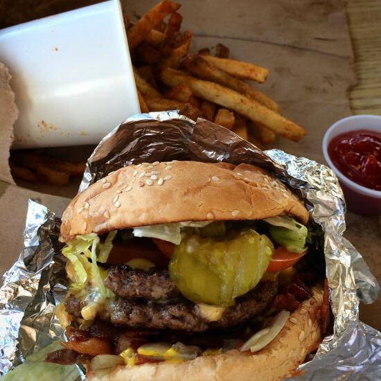 Five Guys burger