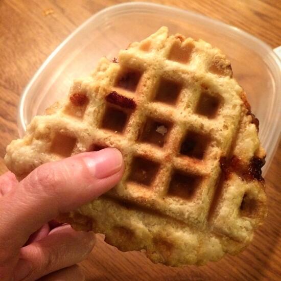 Waffled apple pie