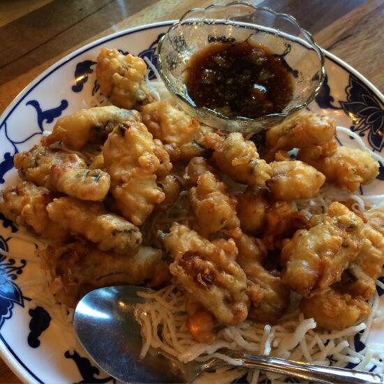 Fried oysters