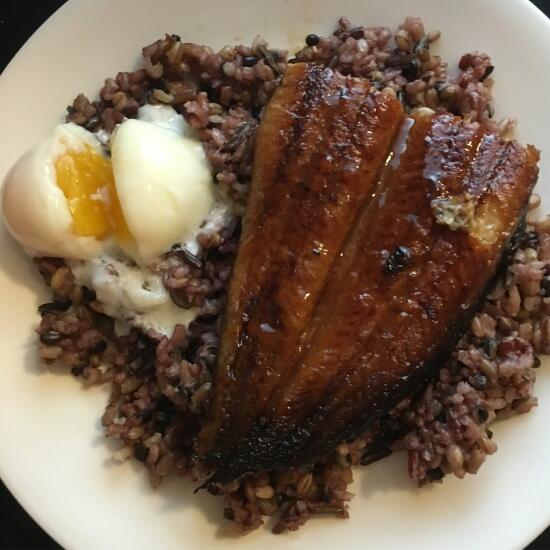 Unagi over rice