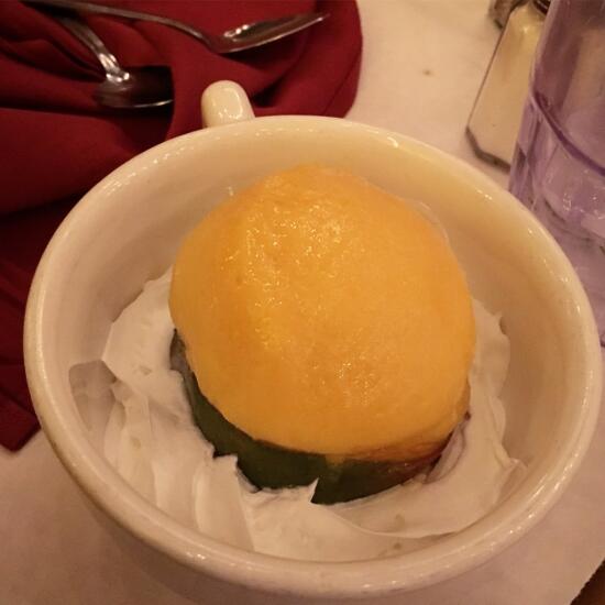 Mango sorbet