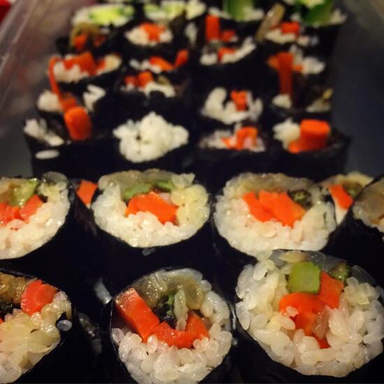 Vegan sushi