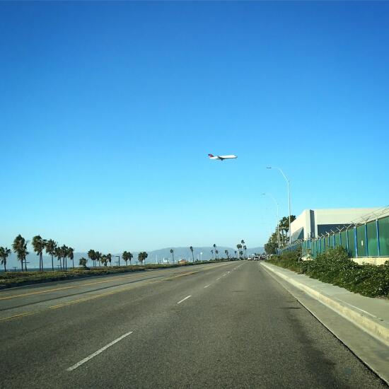 Plane landing