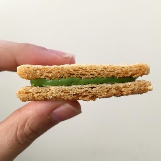 Green tea rusk cookie