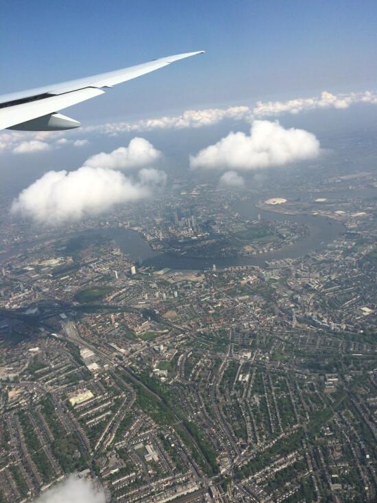 Landing in London