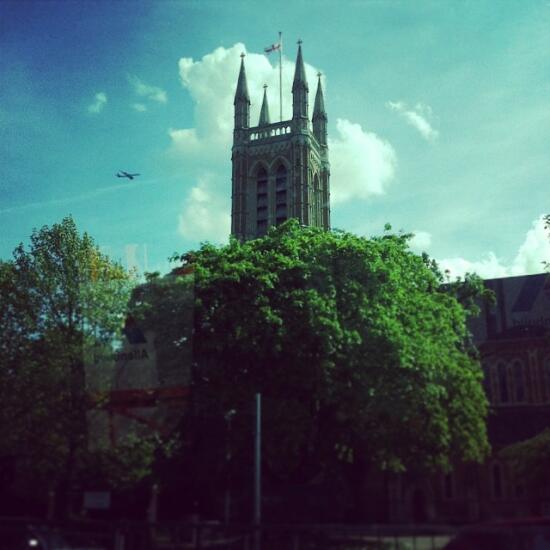 Driving through London