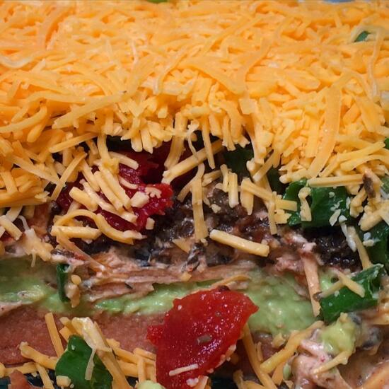 seven layer dip