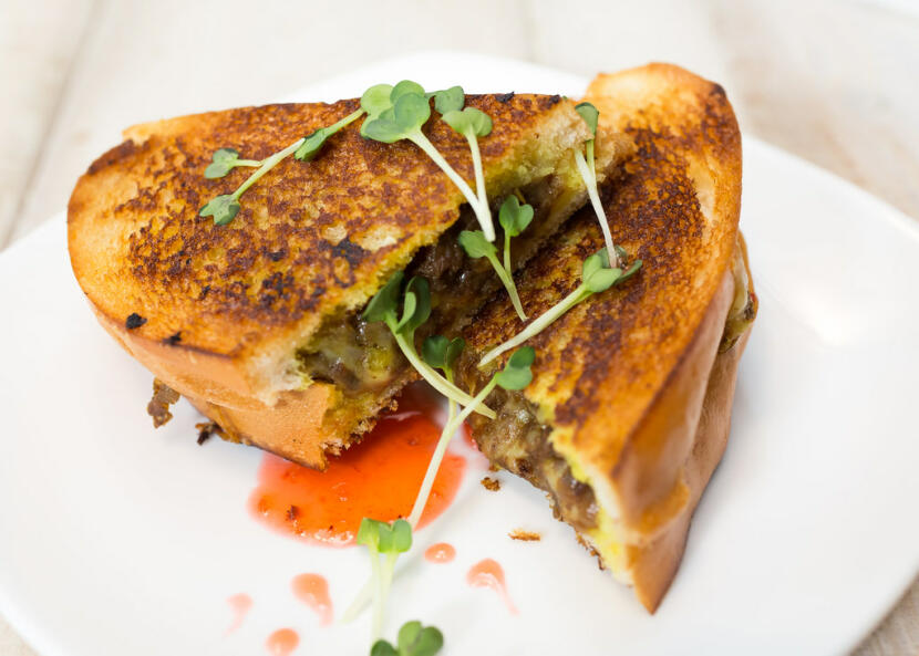 curry grilled cheese sandwich