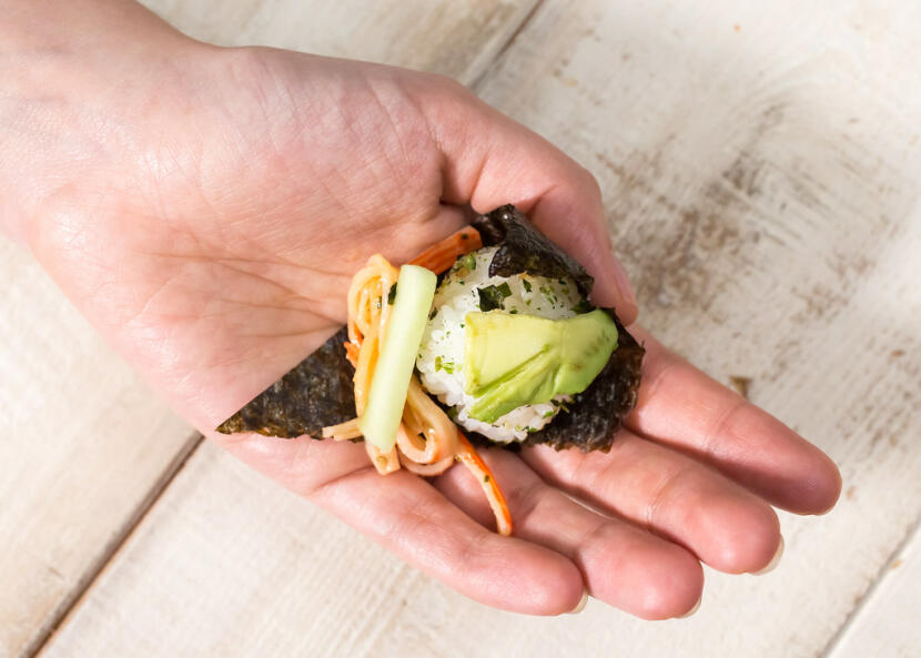 How to eat the California Roll Terrarium