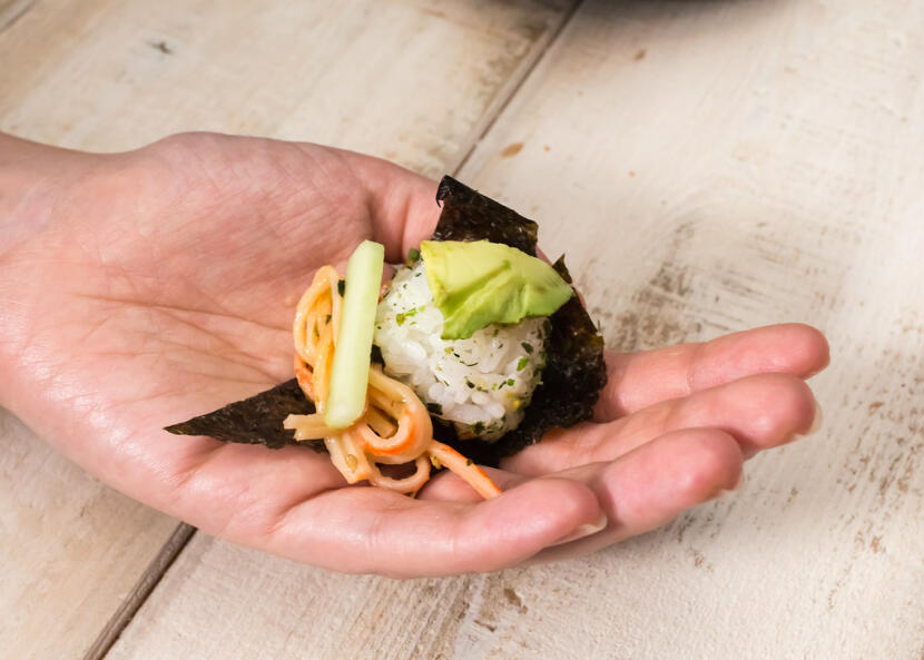 How to eat the California Roll Terrarium