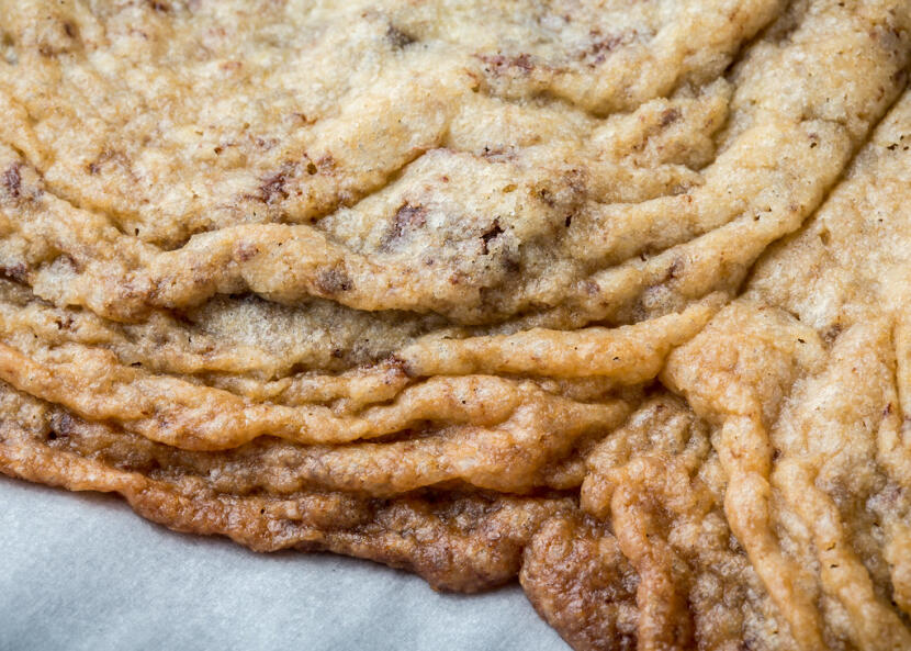 pan-banging chocolate chip cookies