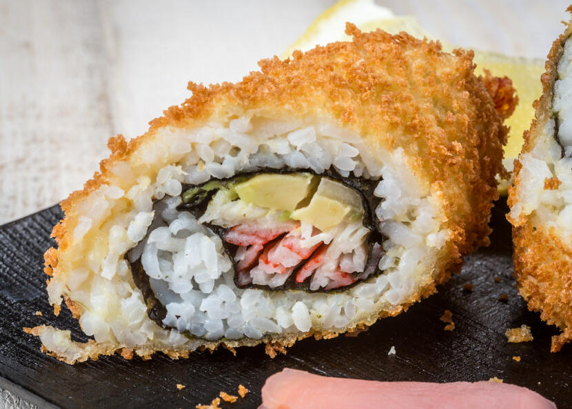 Crunchy California Roll Recipe (Easy Sushi Roll)