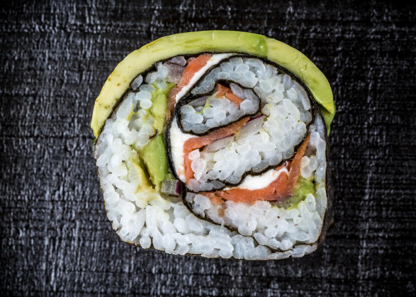 salmon summer sushi