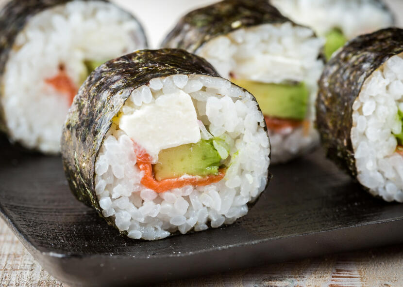 salmon summer sushi