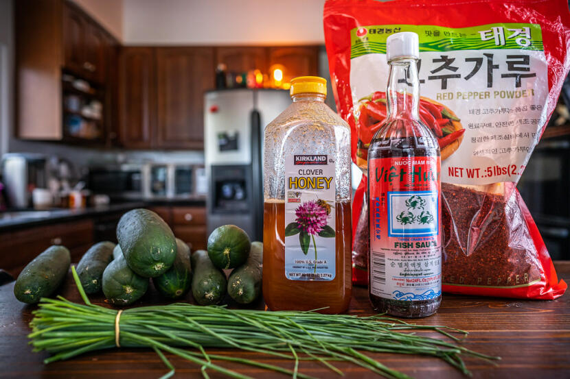 cucumber kimchi ingredients